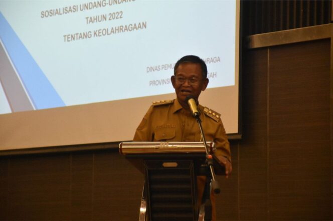 
Samakan Persepsi, Dispora Sulteng Sosialisasikan UU No 11 tentang Keolahragaan