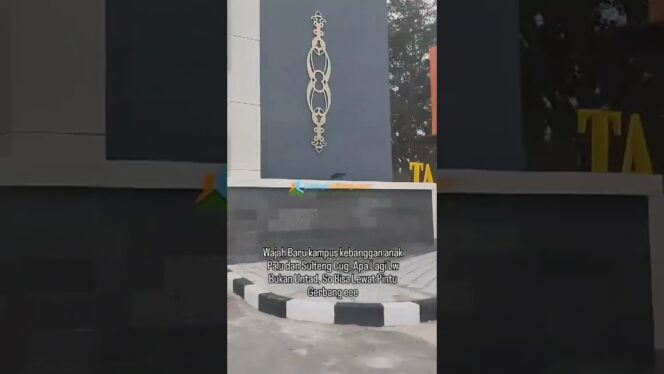 
					Pasca Renovasi, Pintu Utama Untad Tampil Baru