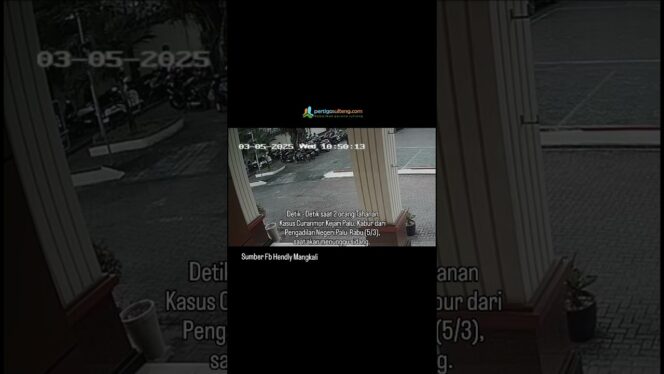 
2 Tahanan Kejaksaan Negeri Palu, Kabur Saat Tunggu Sidang