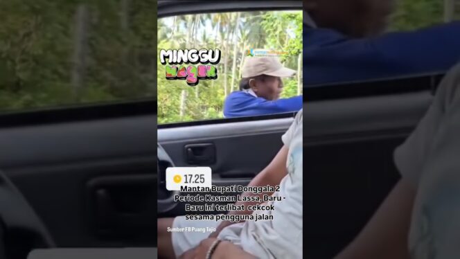 
Mantan Bupati Donggala Kasman Lassa, Cekcok Sesama Pengguna Jalan