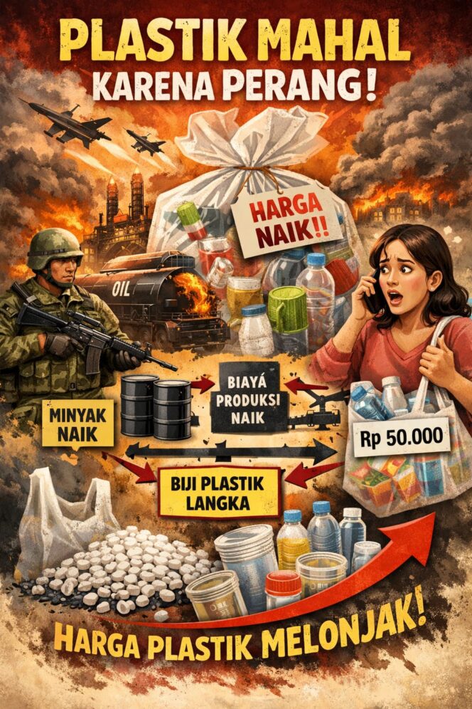 
					Perang, Sebabkan Harga Plastik Ikut naik