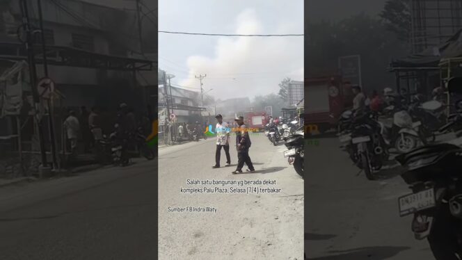 
					Terbakar, Bangunan Dekat Kompleks Palu Plaza